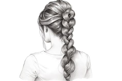 how to draw a french braid with an unexpected twist on the classic hairstyle